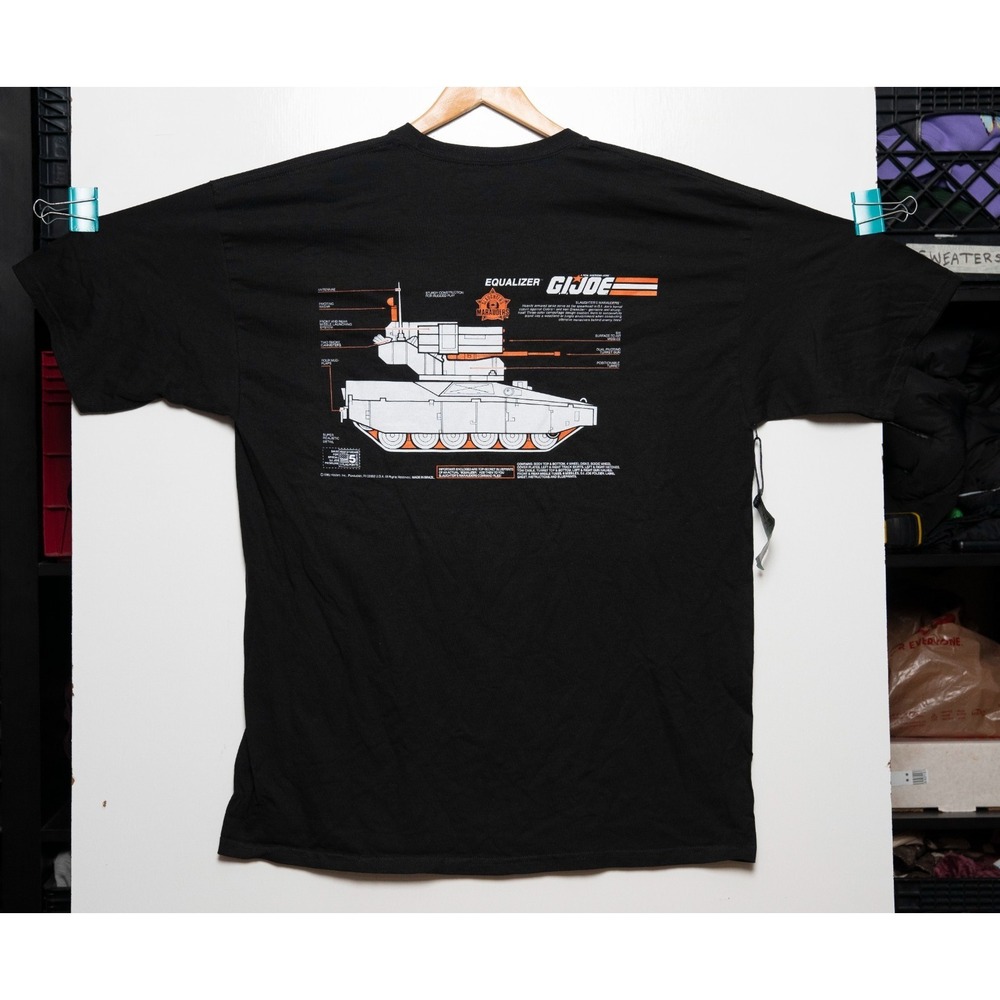 NWT G.I. Joe Shoe Palace Equalizer Tank Black Graphic T-Shirt Men's Size‎ XL